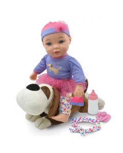 Little Darlings Girls' Doll with Accessories Included 38.1 cm / 15"