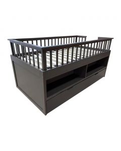 Selection Wooden Children's Bed with Pull-Out Bunk Bed