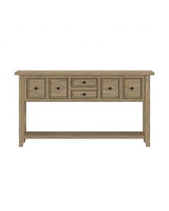 Wooden Hall Table Furniture with 6 Drawers