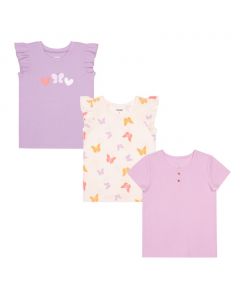 Pekkle T-Shirt for Girls 3 Pieces