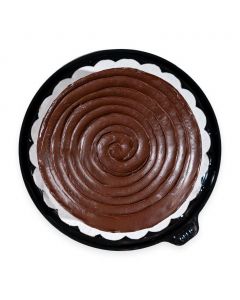 Selection Chocolate Cake Covered and Filled with Chocolate Fudge Sweet Freshly Baked 12 Slices