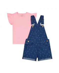 Colette Lilly Girls' Short Jumpsuit Set 2 Pieces