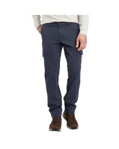 Weatherproof Vintage Men's Navy Cargo Pants with Elastic Waistband