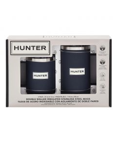 HUNTER Coffee Mug with Lid in Stainless Steel Set 2 Pieces