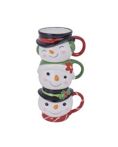 Selection Christmas Mug Set 3 Pieces