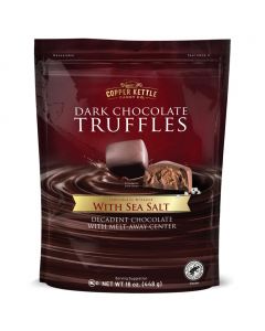 Copper Kettle Dark Chocolate Truffles with Sea Salt 448 g / 16 oz