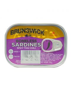 Brunswick Spicy Thai Chili Boneless Canned Sardines 5 Units / 106 g
