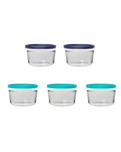 Anchor Hocking Food Storage Container Set 10 Pieces
