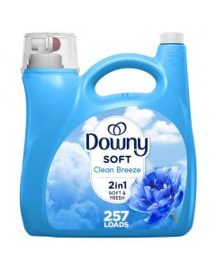 Downy Clean Breeze Two-in-One Liquid Softener 4.45 mL / 150 oz