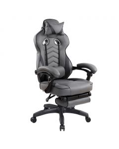 Techni Mobili Ergonomic Gaming Chair with 150° Recline and Extendable Footrest