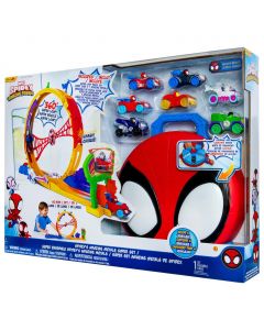 Spidey and His Amazing Friends Super Circuit Track Set with Spidey Carrying Case