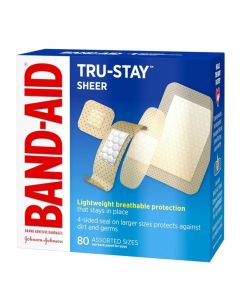 First Aid Adhesive Bandages 80 Units