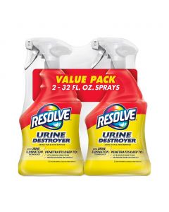 Resolve Urine Stain & Odor Remover 2-Pack / 946 mL / 32 fl oz