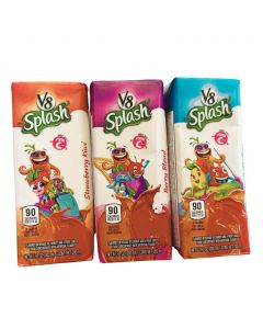 V8 Splash Boxed Juices in Assorted Flavors 24 Units / 200 mL / 6.7 oz