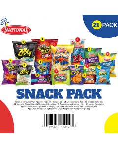 Nacional Assorted Snack Pack 21 Units