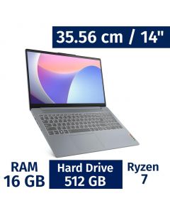 Lenovo 35.56 cm / 14" Inches Laptop AMD Ryzen 7 5700U 16 Gigabytes / 512 Gigabytes 82R9000KUS