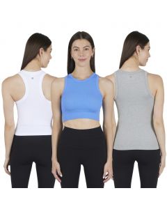 90 Degree by Reflex Women's Sleeveless T-Shirt 3-Pack