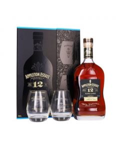 Appleton Estate 12-Year-Old Rum Exceptional Casks 750 mL / 25.36 oz + 2 Glasses