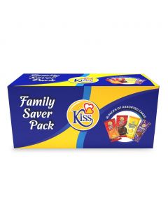 Kiss Assorted Cream-Filled Cupcake Pack 16 Units