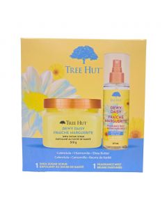 Tree Hut Set of Exfoliating Sugar Scrub 510 g and Perfumed Mist 177 mL