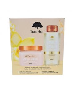 Tree Hut Sugar & Shea Scrub 510 g + Vanilla Cleanser Gel 532 mL