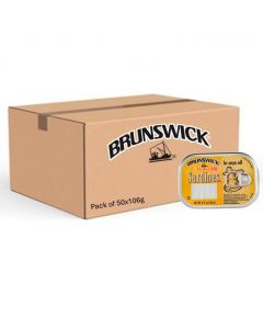 Brunswick Boneless Sardines in Oil 50 Units / 106 g