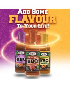 Grace Assorted Flavor Barbecue Sauces 3 Units / 350 mL