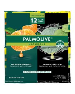 Palmolive Tangerine and Eucalyptus Bar Soap 12 Units / 100 g