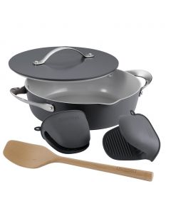 Tramontina Frying Pan 4.2 L with Ceramic Coating 5 Pieces
