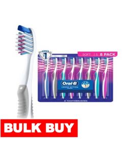 Oral B Toothbrushes Cross Action 8 Units