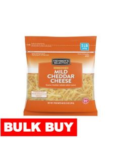 Selection Shredded Mild Cheddar Cheese 1.36 kg / 3 lb